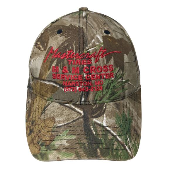 Mastercraft Tires Strapback Hat Multi One Size Camo Hunting Cap America - Picture 1 of 8